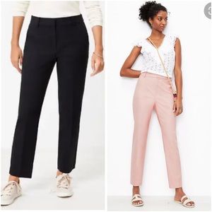 NWT LOFT The Perfect Straight pants | Black Size 0P